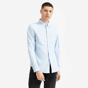 Everlane Slim Fit Japanese Oxford (Light Blue)